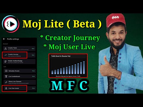 Moj lite creator journey & moj user level update | Moj lite new features| Moj apps mfc selection