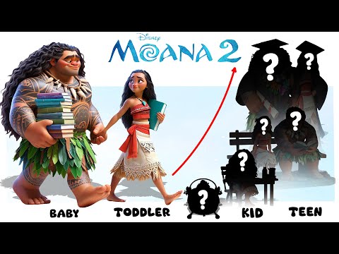 Moana 2 Growing Up Adacemy Compilation | Cartoon Wow