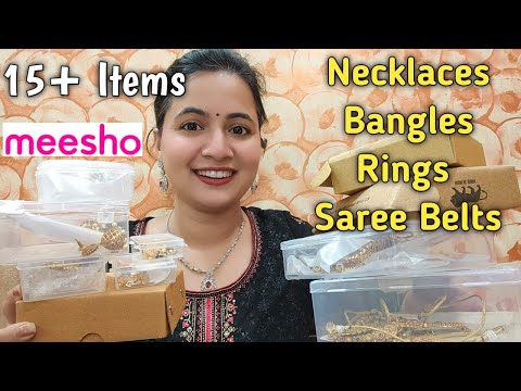 Meesho Jewellery Haul | Meesho Affordable Necklaces Haul | Meesho Haul | Necklaces Under 655 |