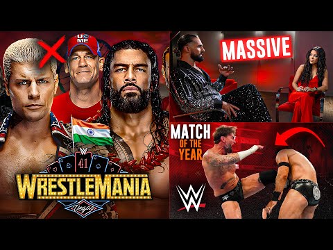 WrestleMania 41 Not In INDIA ❌!? SAD NEWS | Seth Rollins INTERVIEW, WWE's Match of the Year | WWE