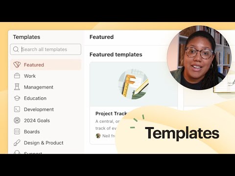 New: Find templates right in the app