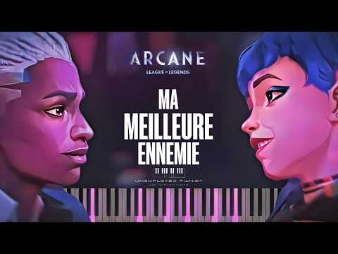 Ma Meilleure Ennemie from Arcane Season 2 (Piano tutorial and Karaoke)