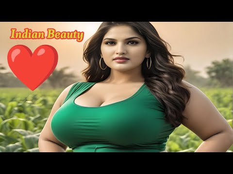 4K Ai Art Indian Lookbook - Plus Size Curvy Beautiful Model In Dress