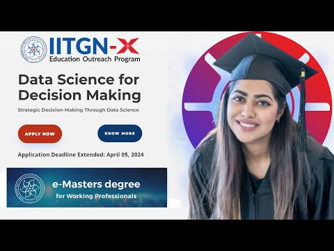 IIT GANDHINAGAR e-Masters Program | Data Science For Decision Making | Admissions 2024 |Full Details