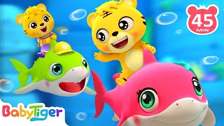 Baby Shark Du Du Du | Shark Song | Animal Songs & Nursery Rhymes - BabyTiger