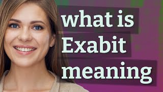 Exabit | meaning of Exabit