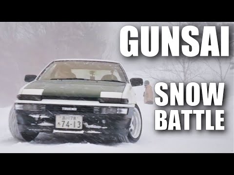 Gunsai Snow Battle : AE86 vs S2000 vs Infinity G35 Rd.3 - DK Tsuchiya