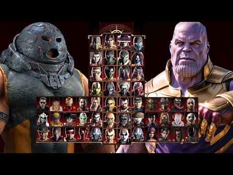 Mortal Kombat 9 - JUGGERNAUT & THANOS MOD - Expert Tag Ladder - Gameplay @(1080p) - 60ᶠᵖˢ ✔