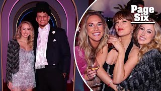 Patrick and Brittany Mahomes dress up as Taylor Swift and Travis Kelce at Eras Tour wrap party