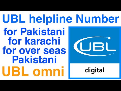 List of UBL helpline numbers | united bank limited UBL helpline number for overseas