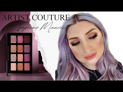 *NEW* Artist Couture Supreme Mauves Eyeshadow and Pressed Pigment Palette Review Try-On and Look