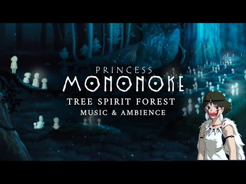 Princess Mononoke Forest (Studio Ghibli ASMR Ambience)