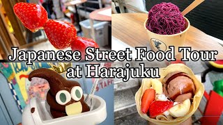 Exciting Japanese Street Food Tour at Harajuku, Takeshita Street [Japan Travel Guide]