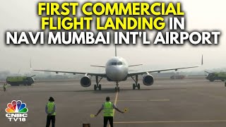 Navi Mumbai International Airport Completes First Validation Flight Test | N18V