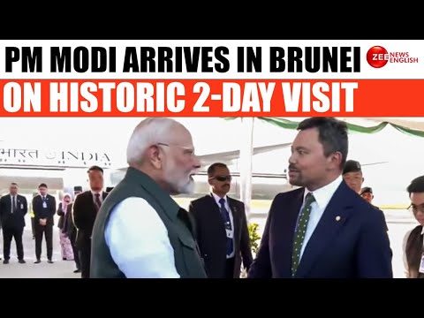 PM Modi Arrives In Brunei On Historic 2-Day Visit |India Brunei Relations|Modi Live| South china sea