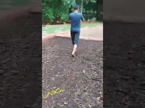 Acupressure walk at Panchatatvaa, a therapeutic garden at Indira Park, Hyderabad