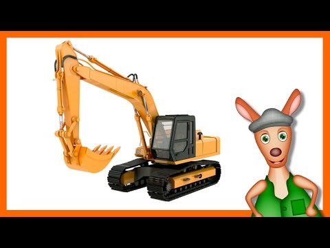 * DIGGER / EXCAVATOR * | Trucks For Kids | Things That Go TV!