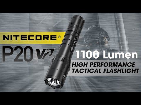 (Discontinued) NITECORE P20 v2 1100 Lumen Tactical Flashlight