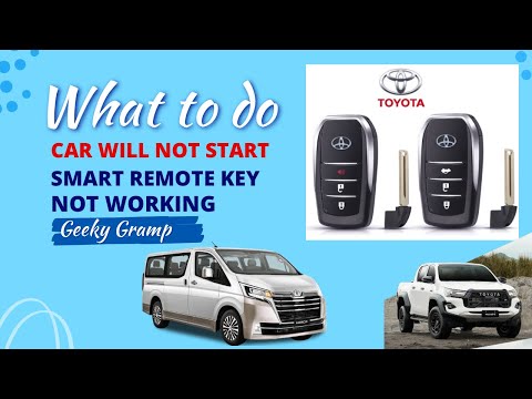 What to do if your Car Smart Remote Key is not Working