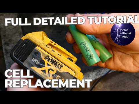 Dewalt Battery Cell replacement Full Tutorial