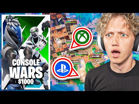 I Hosted a $1000 CONSOLE WARS Tournament In Fortnite! (PS5 vs XBOX)