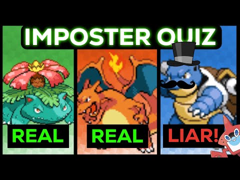 Pokédex Imposter Quiz! Which Pokédex is LYING? - Kanto Region