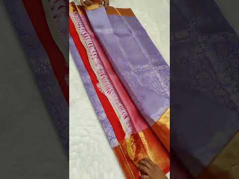 🌿Pure Kanchipuram Handloom Pattu Silk Sarees*🌹 1 Gram Gold Pure Jari sarees🌿 Resam  Warp Silk Sarees