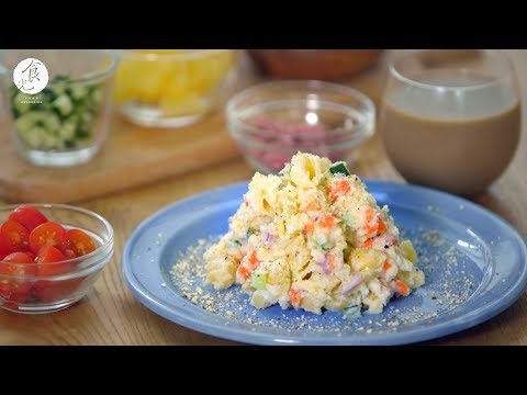 通心麵沙拉｜Macaroni Salad｜野餐必備食譜｜4K [Eng Sub]