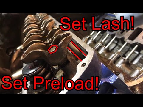 Setting Valve Lash & Preload on GT40 Heads