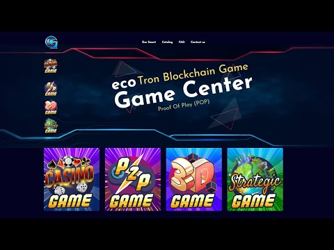 ECO Game Center - Tron Blockchain Game