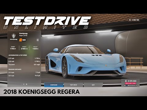 TDU Solar Crown | 2018 Koenigsegg Regera Gameplay | Test Drive Unlimited SC | TDU3