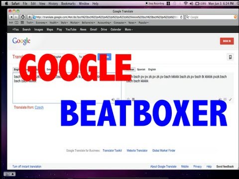 Google Beatboxing Trick