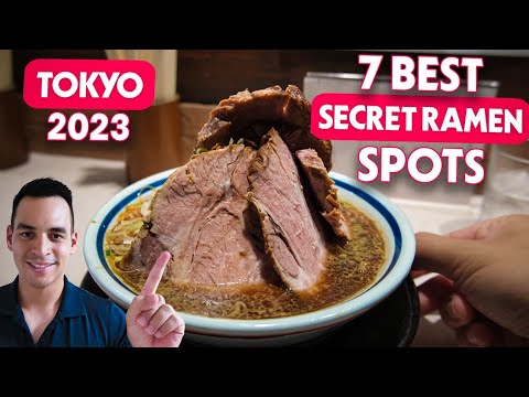 7 SECRET & UNIQUE Tokyo RAMEN Shops!