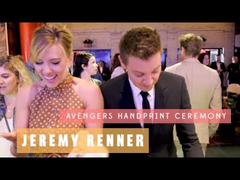 Jeremy Renner - Avengers Endgame Handprint Ceremony