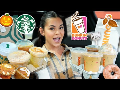 Dunkin’ vs. Starbucks: Fall Menu Competition! 🍁 Who Wins?