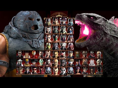 Mortal Kombat 9 - JUGGERNAUT & GODZILLA - Expert Tag Ladder - Gameplay @(1080p) - 60ᶠᵖˢ ✔