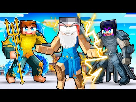 Having a GREEK GOD Family in Minecraft!