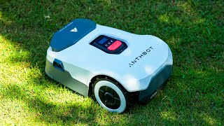 Meet ANTHBOT Genie 3000: The Wire-Free AI Robot Lawn Mower of the Future!