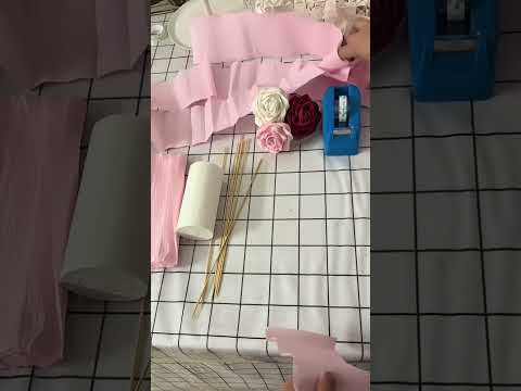 DIY paper craft flowers home decorations gift idea #foryou #tiktok #fyp #gift #craft