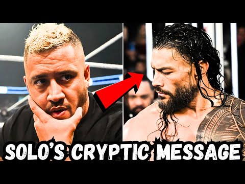 SHOCKING - Solo Sikoa Sends CRYPTIC MESSAGE To Roman Reigns