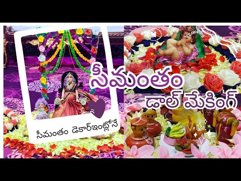 seemantham doll making full video /Indian baby shower decoration #babyshower#dollmaking #seemantham