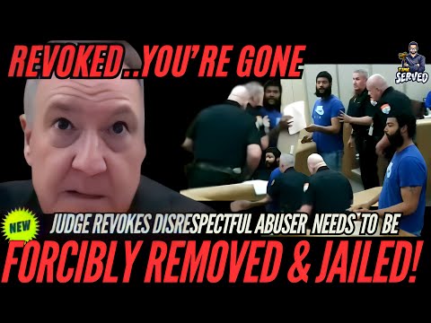 Judge Revokes Disrespectful Abuser And Gets Kicked Out Live | ALL NEW | 4K