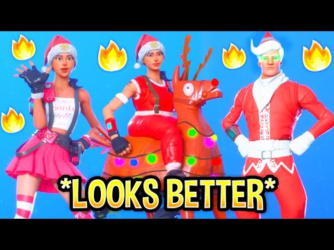 These Fortnite Dances Look Better With These Skins..! (CHRISTMAS EDITION..!)