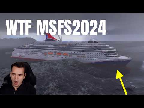 I Sunk The FULLY MODELLED Cruise Ship In MSFS2024