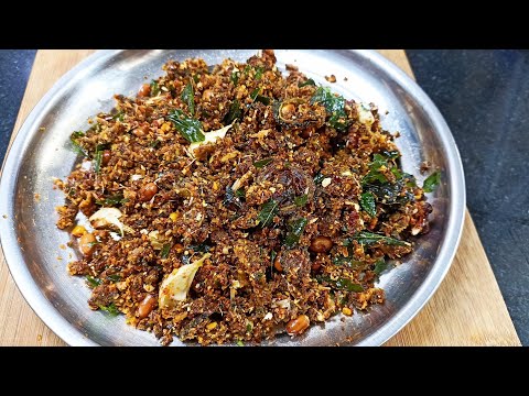 Kakarakaya Podi / Andhra bitter gourd chutney powder | కాకరకాయ కారం పొడి