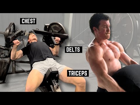 60 Minute UPPER PUSH WORKOUT | Shoulder, Chest & Triceps