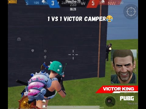 1 VS 1 WITH VICTOR CAMPER IN WOW MODE 😂 | PUBG MOBILE |