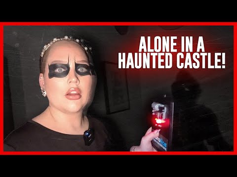 Doing My Makeup, ALONE in a HAUNTED CASTLE! | NikkieTutorials