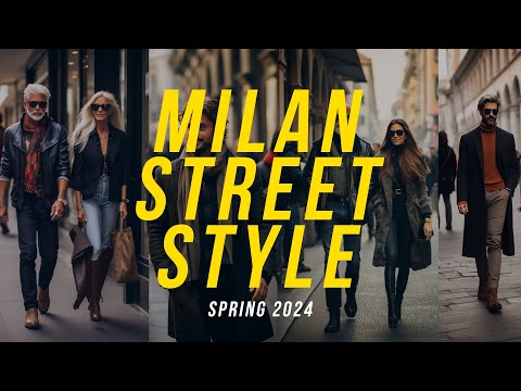 SPRING 2024 LOOKS 🇮🇹 MILAN STREET STYLE 🌸 ITALIAN STREET FASHION