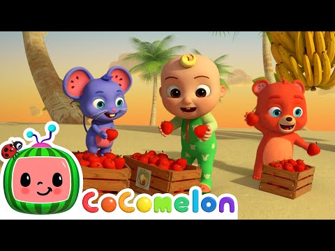 JJ Plays Apples and Bananas | CoComelon Animal Time | CoComelon Kids Songs & Nursery Rhymes